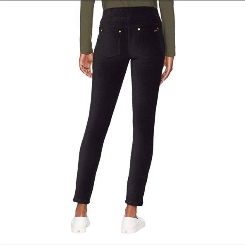 Michael Michael Kors Black Velvet Cord Jeggings - Picture 7 of 7